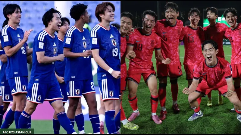 Cầu thủ U23 Nhật Bản vươn lên đánh đầu trong trận đấu với U23 Trung Quốc Cầu thủ U23 Nhật Bản vươn lên đánh đầu trong trận đấu với U23 Trung Quốc